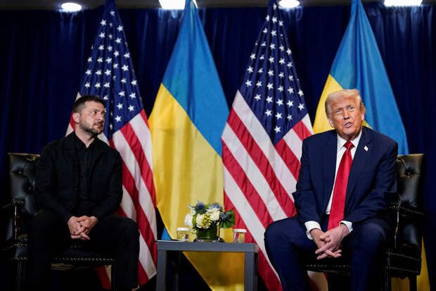 Встреча Трампа и Зеленского в Давосе началась