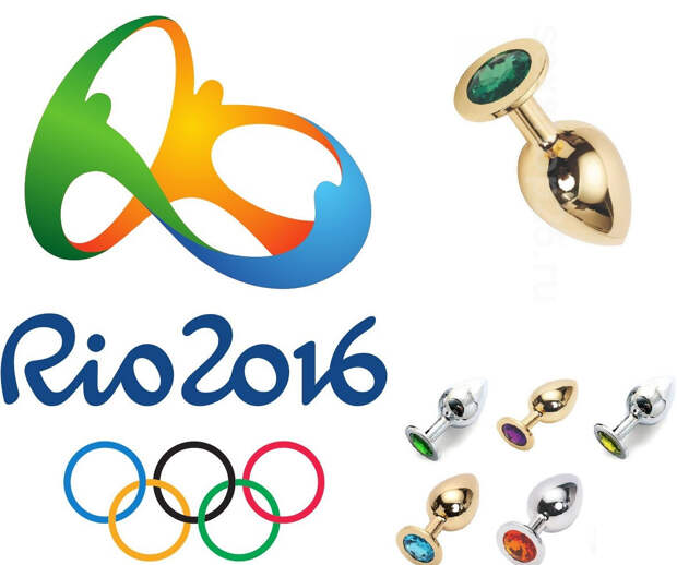 Весь мир гадает, на что похож логотип игр олимпиада, прикол, рио2016, спорт, юмор