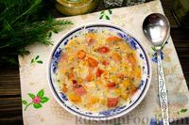 Фото к рецепту: Овощной суп с пшеном