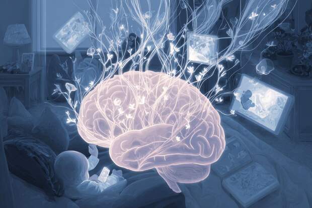 Раннее экранное время связано с изменениями в мозге и подростковой тревожностью