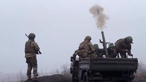 Миномет-кочевник разнес огневую точку ВСУ на Добропольском направлении