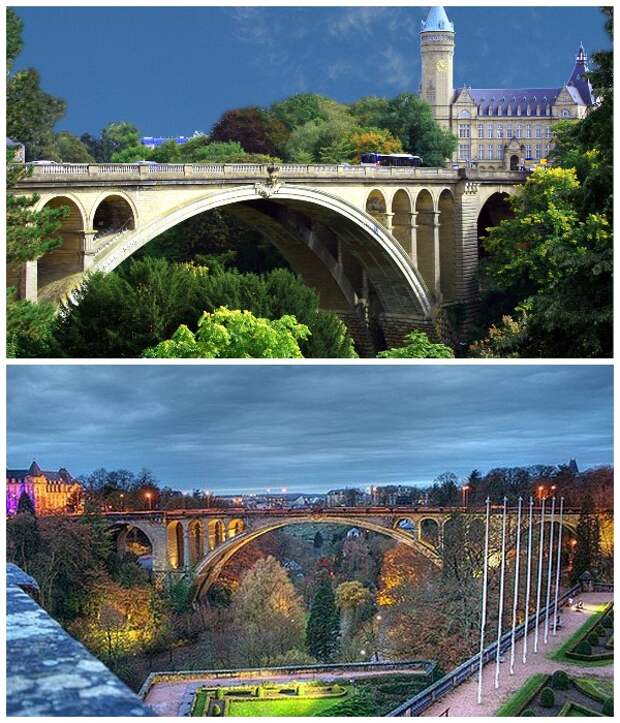 Мост Адольфа в Люксембурге.