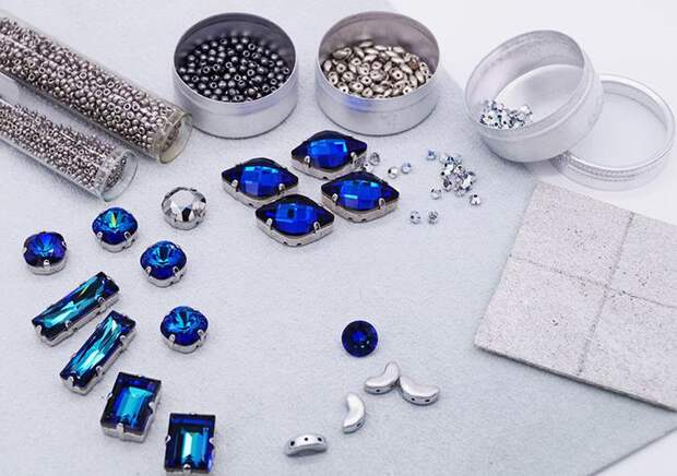 Создаем роскошное колье с кристаллами Swarovski