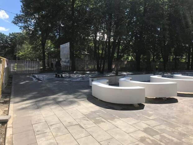 Благоустройство сквера в Северном подходит к завершению Фото предоставлено управой