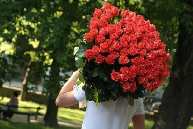 А я несу тебе цветы