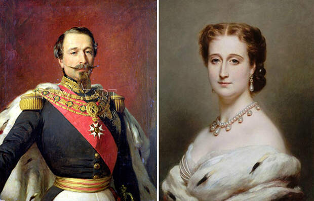 Последняя императорская чета Франции: Наполеон III и графиня Теба.