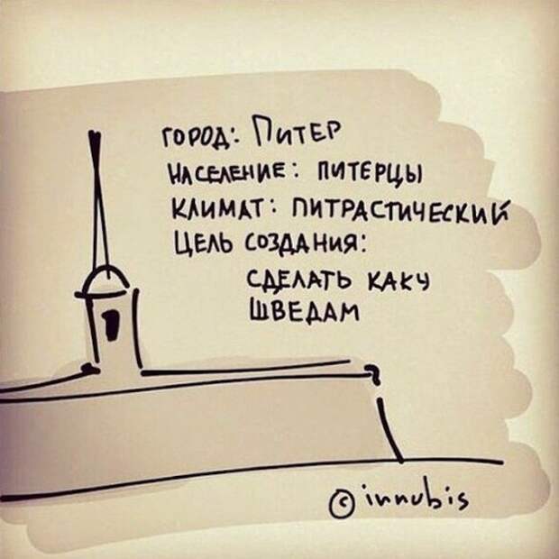 Санкт-Петербург и самые остроумные шутки, которые о нем слагают Санкт-Петербург и самые остроумные шутки, которые о нем слагают