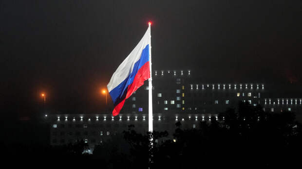 Флаг России вывесили во время хоккейного матча на Олимпиаде в Италии