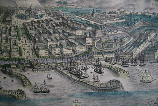 Одесский порт, 1854