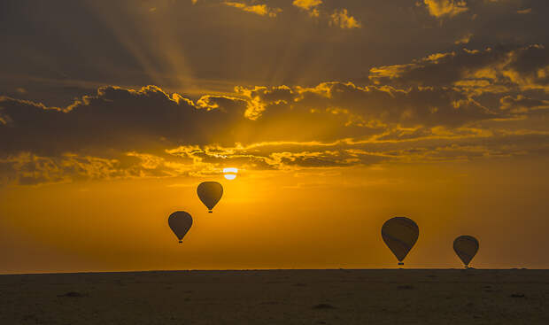 Balloon Ride during the Sun Rise. by Afzal Karim on 500px.com