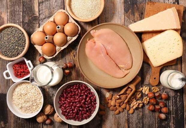 Продукты с высоким содержанием белка / Фото: fb.ru Продукты с высоким содержанием белка / Фото: fb.ru