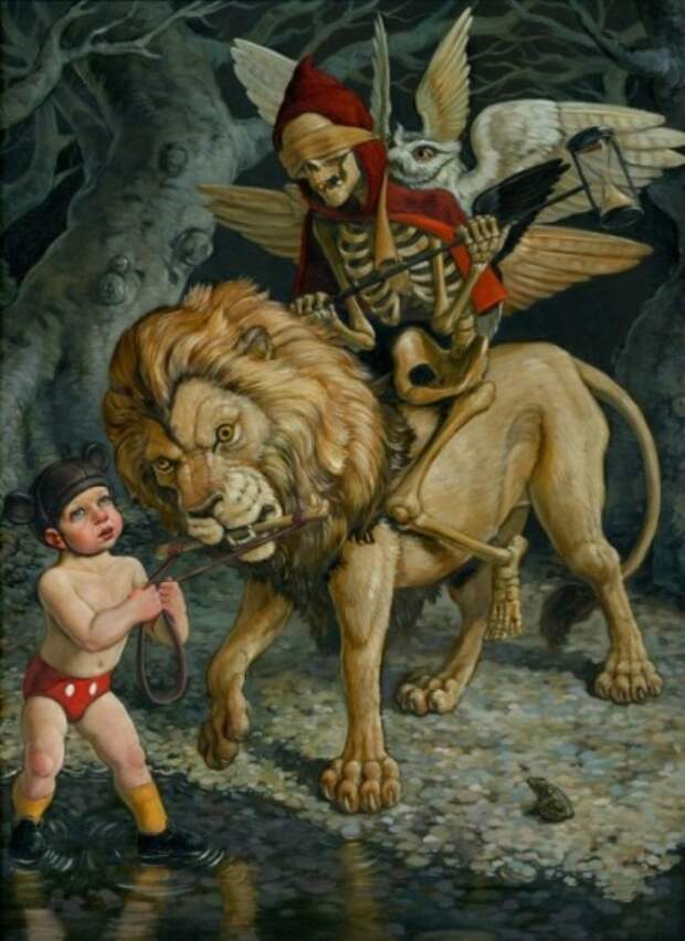 Маленький укротитель. Автор: Erik Thor Sandberg.
