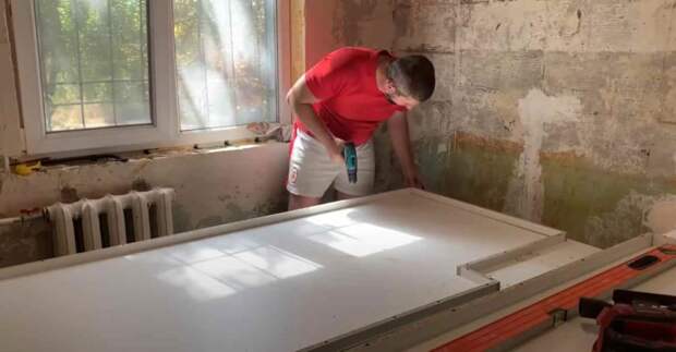 Как сделать бетонную столешницу с имитацией под белый мрамор