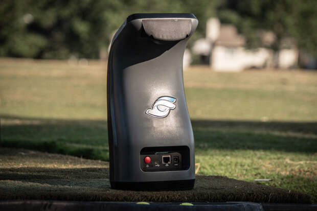 a view of the backside of the Foresight GC3 / Bushnell Launch Pro launch monitors