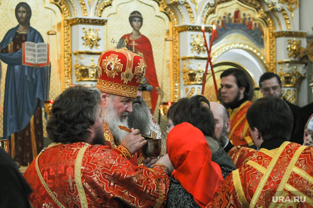 Кирилл патриарх Московский Архив 2010 Челябинск, патриарх кирилл, причастие, рпц