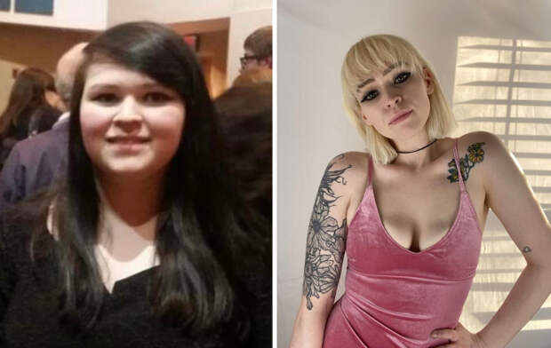 Люди показали, как они выглядели до и после того, как взялись за свою внешность