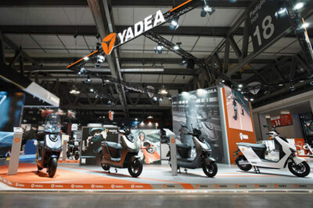 Yadea представила свои новинки на на EICMA 