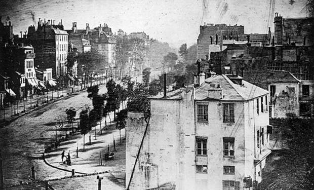Самая первая фотография в истории из 1838 года