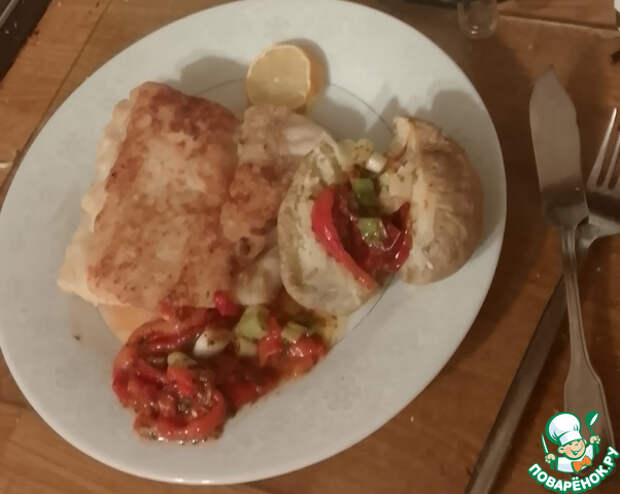 Жареная треска с эзме