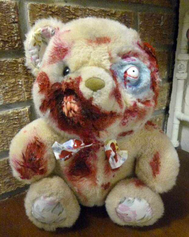 медведь в крови игрушка