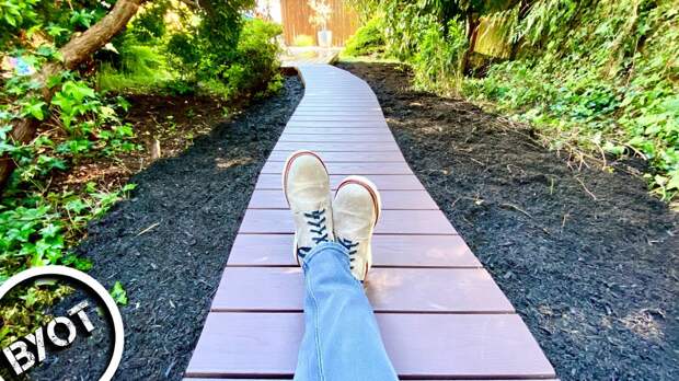DIY Wooden Walkway