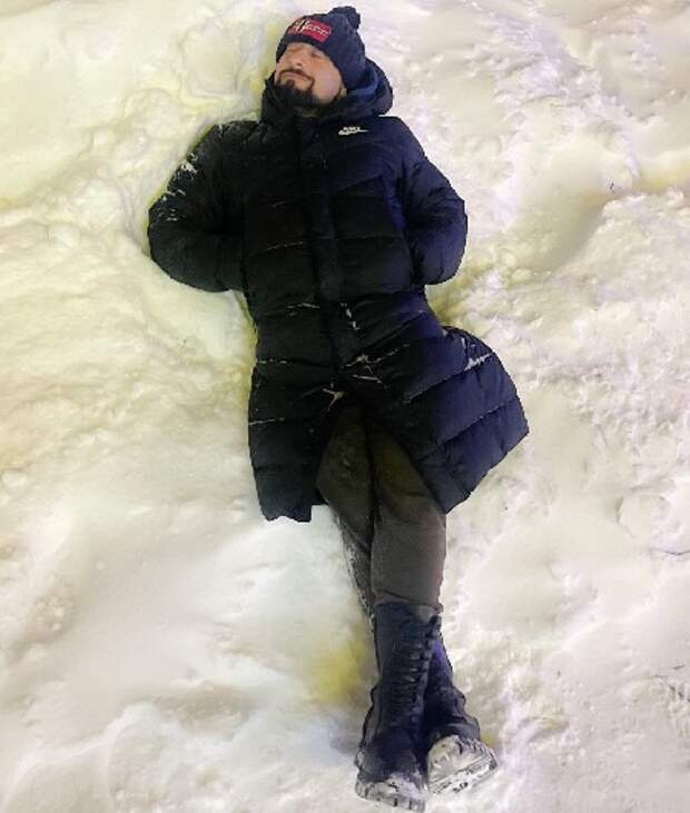 А у нас выпал снег!