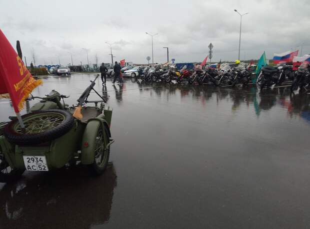Международный мотомарш "Дороги Победы" прошел через Ржев