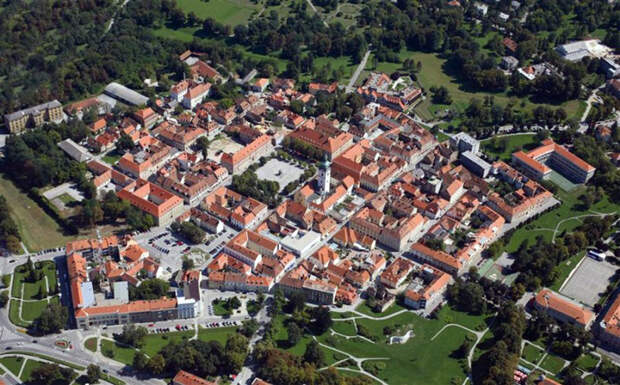 Город Karlovac (Хорватия) в наше время