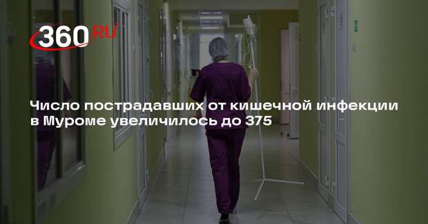 Число пострадавших от кишечной инфекции в Муроме увеличилось до 375