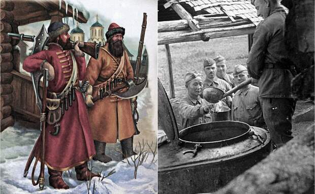 Чем на Руси солдат кормили: от полков стрелецких до Советской Армии