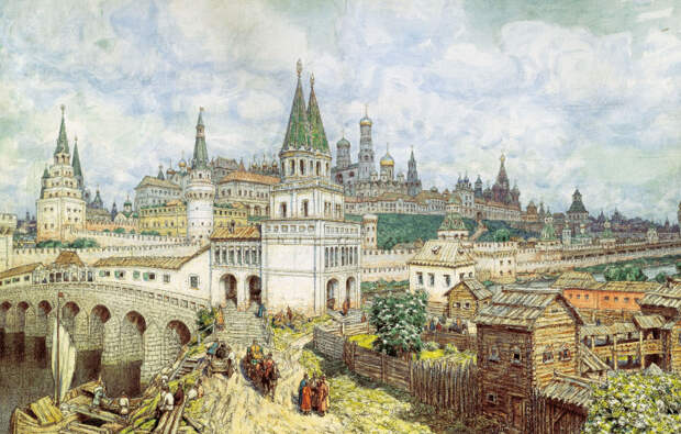 Васнецов. Расцвет Кремля. /Фото: aria-art.ru Васнецов. Расцвет Кремля. /Фото: aria-art.ru