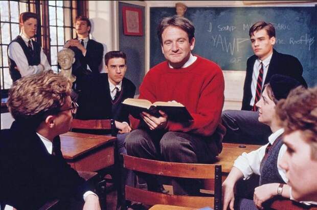 Кадр из фильма «Общество мёртвых поэтов», 1989 год. / Фото: www.yandex.net