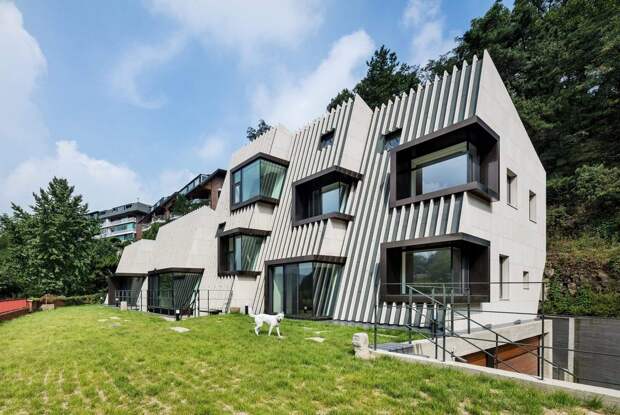 Инновационный дом для большой семьи в Южной Корее