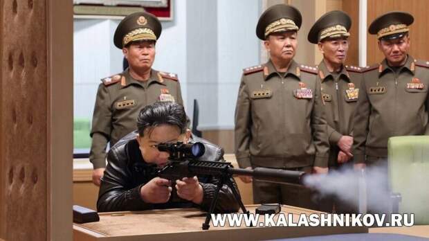 Глава Северной Кореи Ким Чен Ын проверил производство основных видов стрелкового оружия