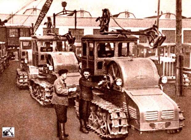 Советские электрические тракторы