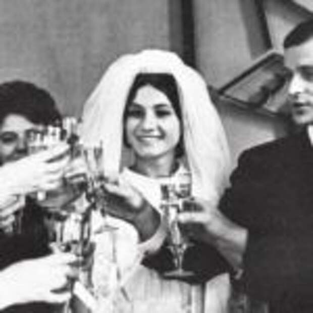 Редкие фотографии из свадеб советских знаменитостей