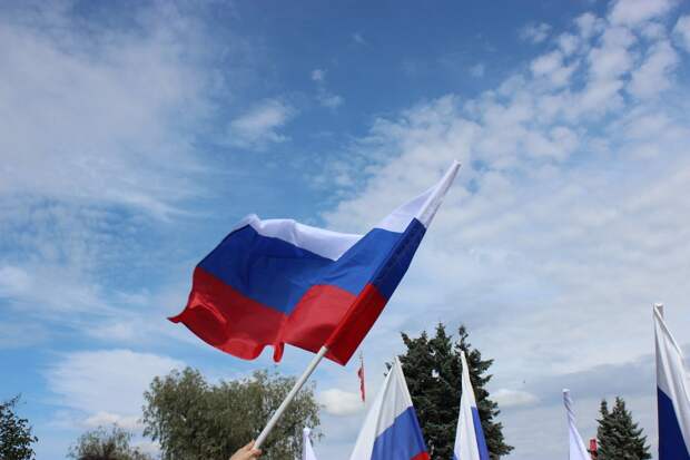 Библиотека на Черной речке приглашает на выставку ко Дню флага России