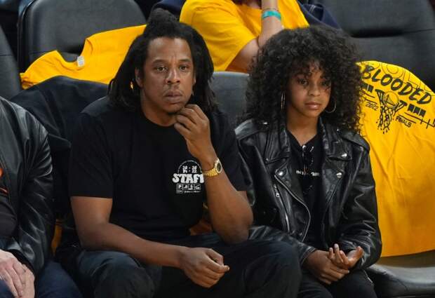 Jay-Z Embarrasses Blue Ivy On Camera During NBA Finals, Becomes Relatable Middle-Aged Dad