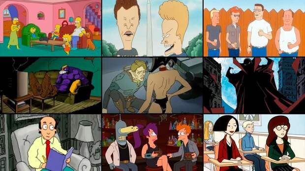 10 лучших мультсериалов для взрослых из 90-х