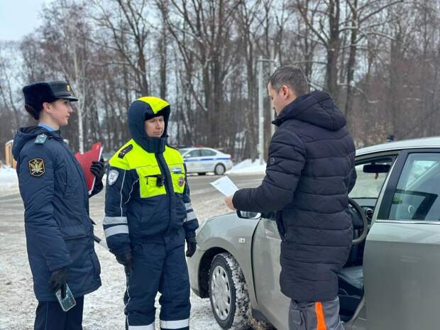 Во время рейда автоинспекторы Удмуртии изъяли у должника машину