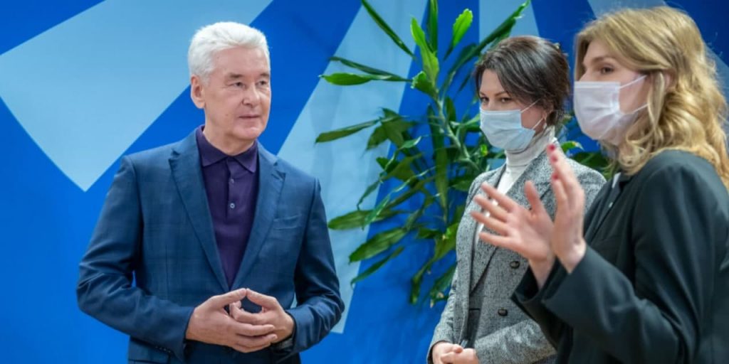 Собянин открыл флагманский центр занятости «Моя работа» в ЮАО. Фото: В. Новиков mos.ru