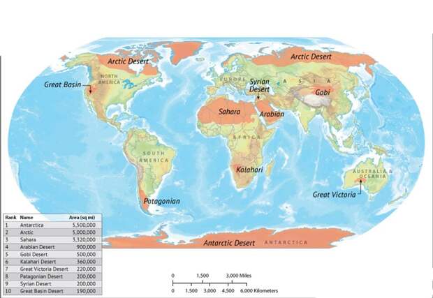 Пустыни мира