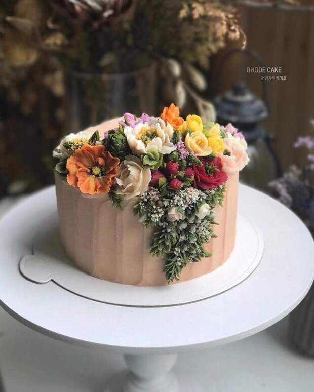 Цветущие торты от вдохновлённых природой мастеров Rhode Cake