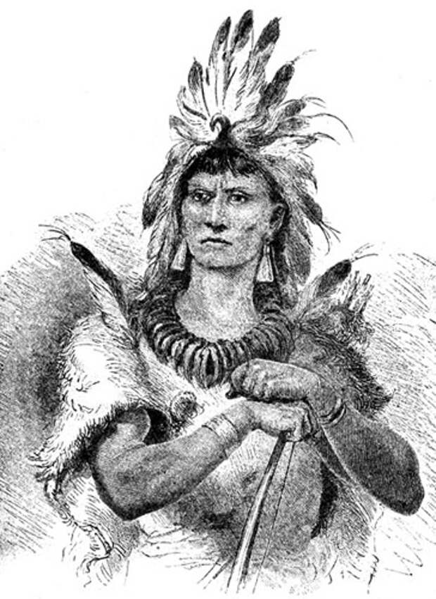 Вождь индейцев-повхатанов (Powhatan)