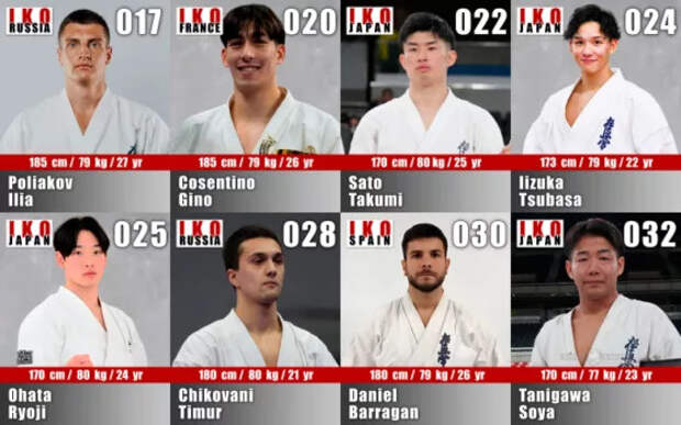 7-й Чемпионат мира ИКО. Весовая 80 кг (прогноз)