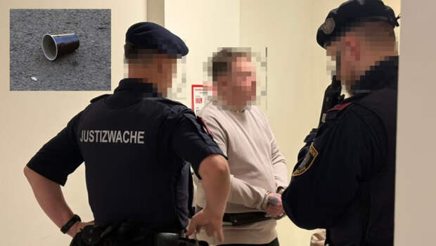 Говном со спермой, мочой и иглами от шприцев бросался в женщин австрийский психопат