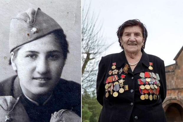 15 героев Великой Отечественной Войны из 15 республик Советского Союза - Розалия Абгарян, уроженка Армении, 91 год<