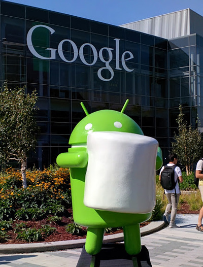 Статуя Android 6.0 Marshmallow