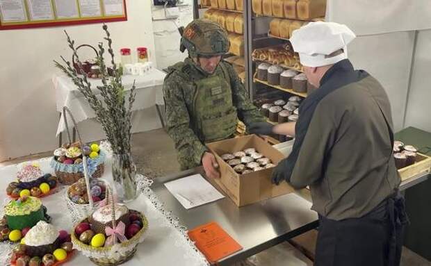 К Пасхе — на передовую: военные пекари группировки «Центр» испекли куличи для бойцов в зоне СВО