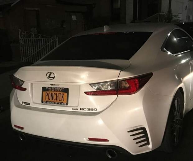 «Русские» автомобильные номера в США (25 фото)